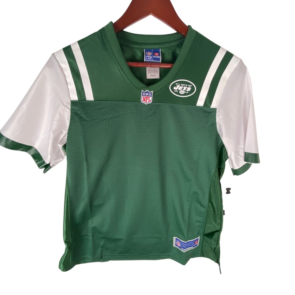 New York Jets Blank Customizable Pro Line Football Jersey Women’s Size S NWT